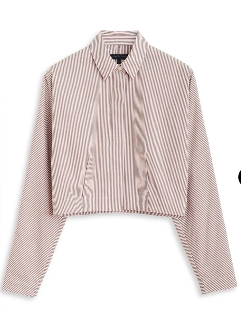 Rag & Bone | Morgan Cropped Shirt | Small